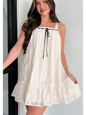 Nanamacs social season floral mini dress.
